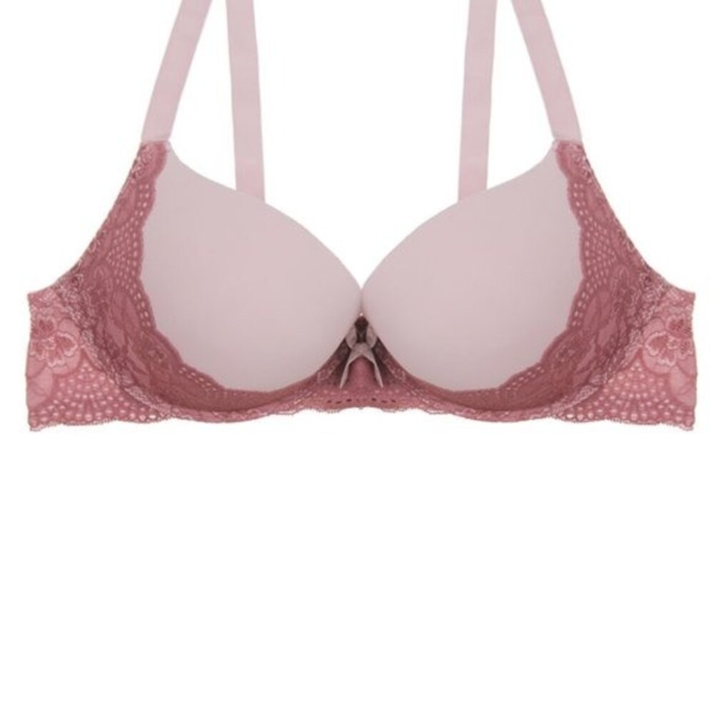 Youmita Pixie Dust Floral Lace Overlay 36DD Underwire Bra NWT
